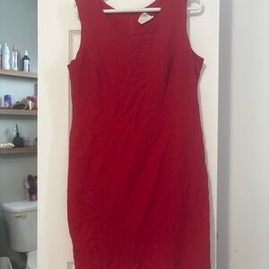 Vintage JESSICA Red Sleeveless Dress & Blazer
